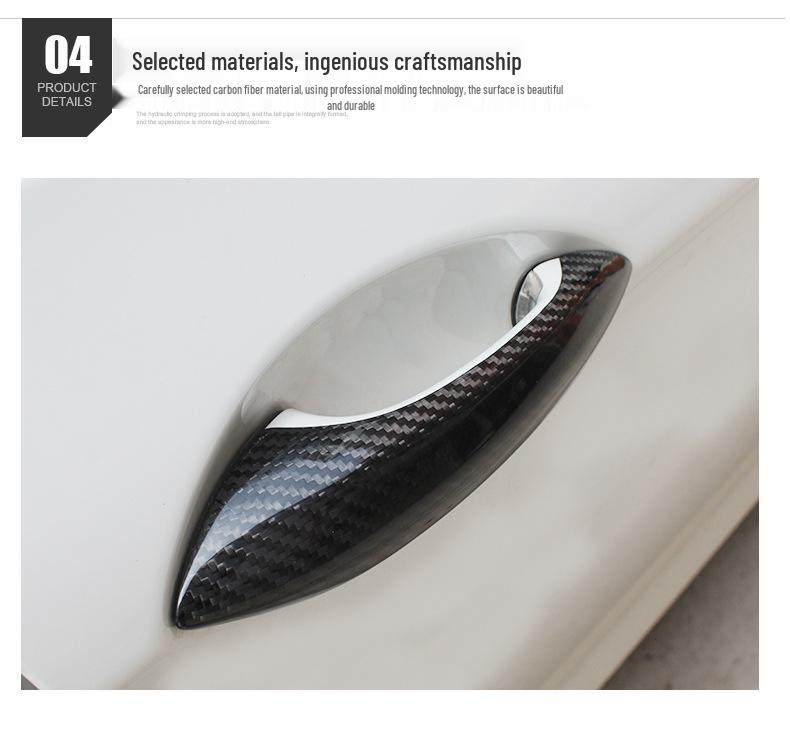 Carbon Fiber Door Handle Decorative Accessories for BMW 5, 6, 7 Series (F10, F01)