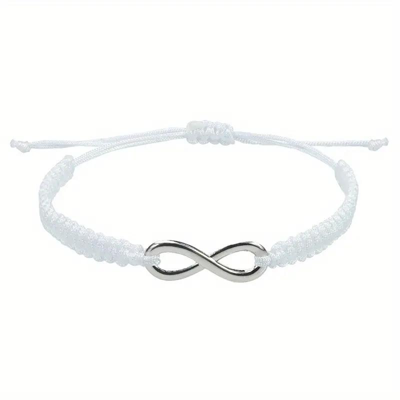 8-Shaped Bracelet Versatile Adjustable Hand Rope Infinity Bracelet Creative Couple Bracelet For Gift Friendship Special Occasion