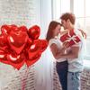 10Pcs 18inch Love Heart Shape Foil Balloons Wedding Decoration Birthday Party Gift Home Room Decor DIY Aluminum Air Balls
