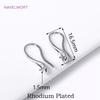 18K Gold Plated Brass Earring Hooks For Jewelry Making,Earwire,Earrings Hook Wire Mounting,DIY Earrings Making Accessories