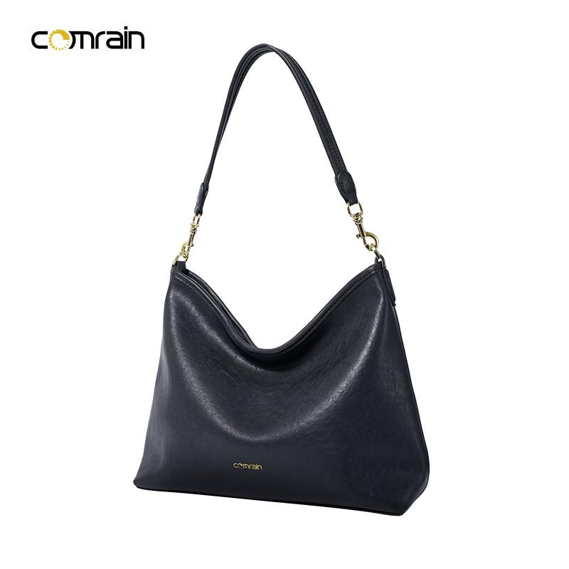 COMRAIN Women's Leather Hobo Shoulder Bag