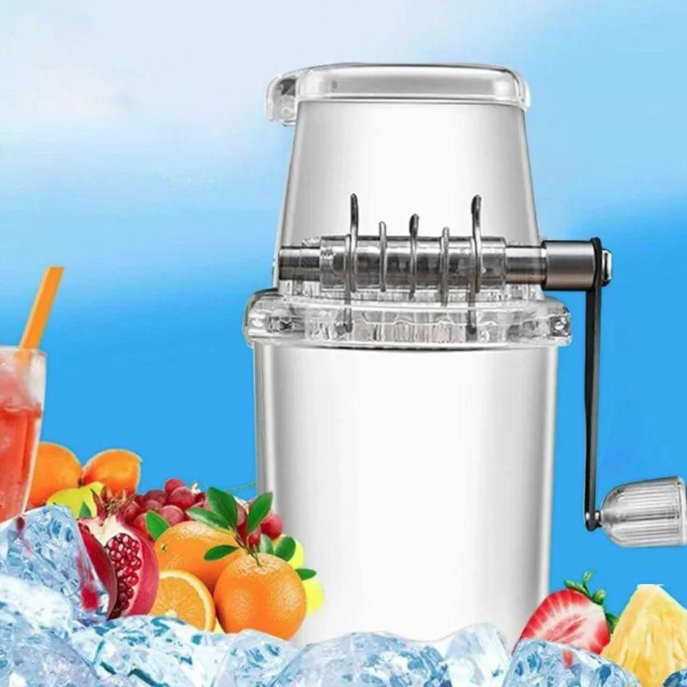 Plastic Ice Shaver Mini Breaking Ice Machine Kitchen Gadget Manual Ice Crusher  Cold Drink