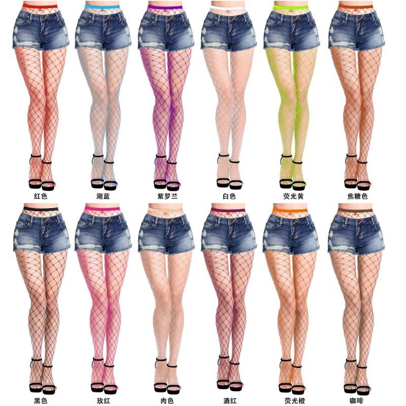 Women Sexy Fishnet Stockings Lingerie Set Hollow Out Role Play Seductive Costume