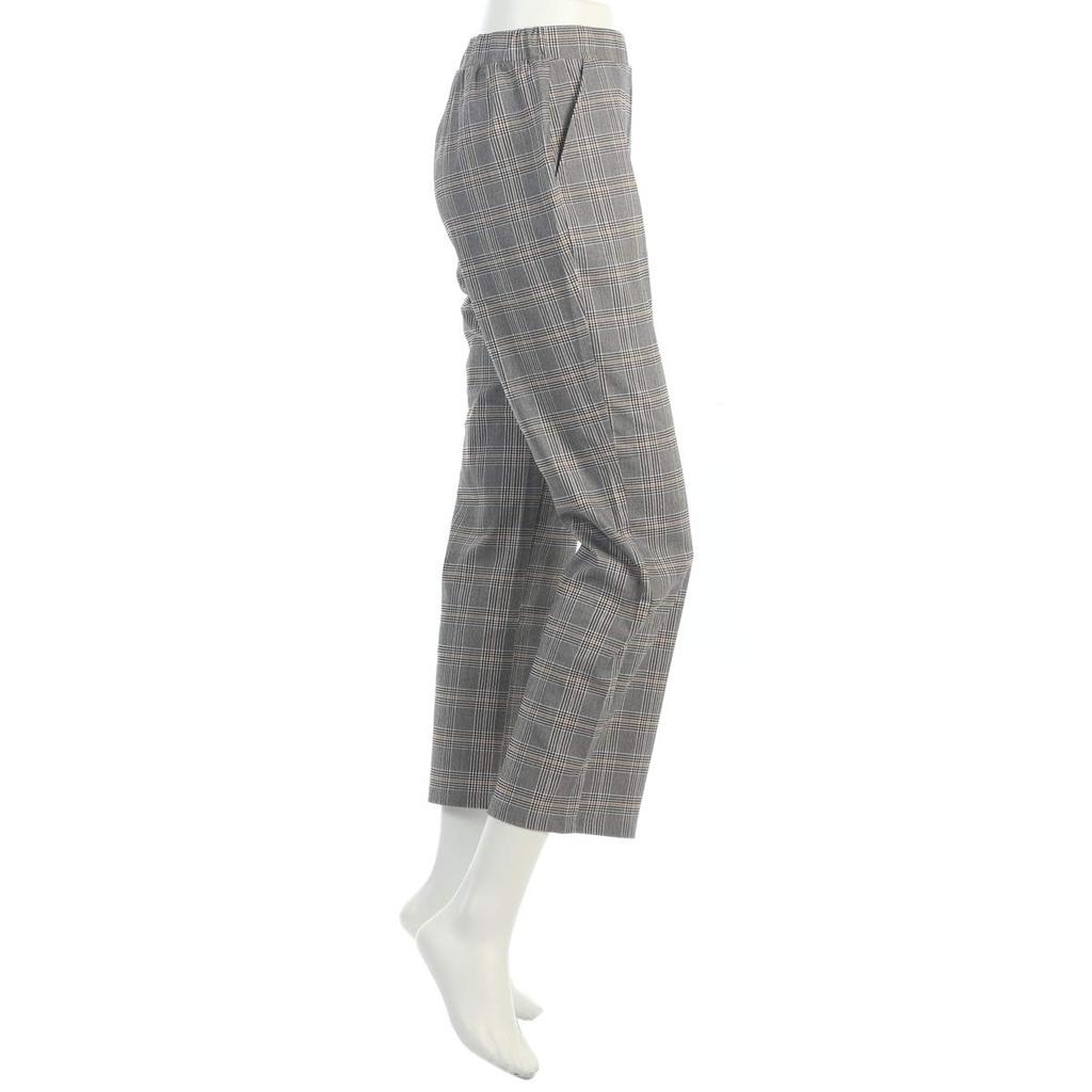 Atsugi COMFORT Straight Leggings with Glen Plaid Size L To Japanese Size Women's Pattern, SPK2837, Gray, (equivalent L)