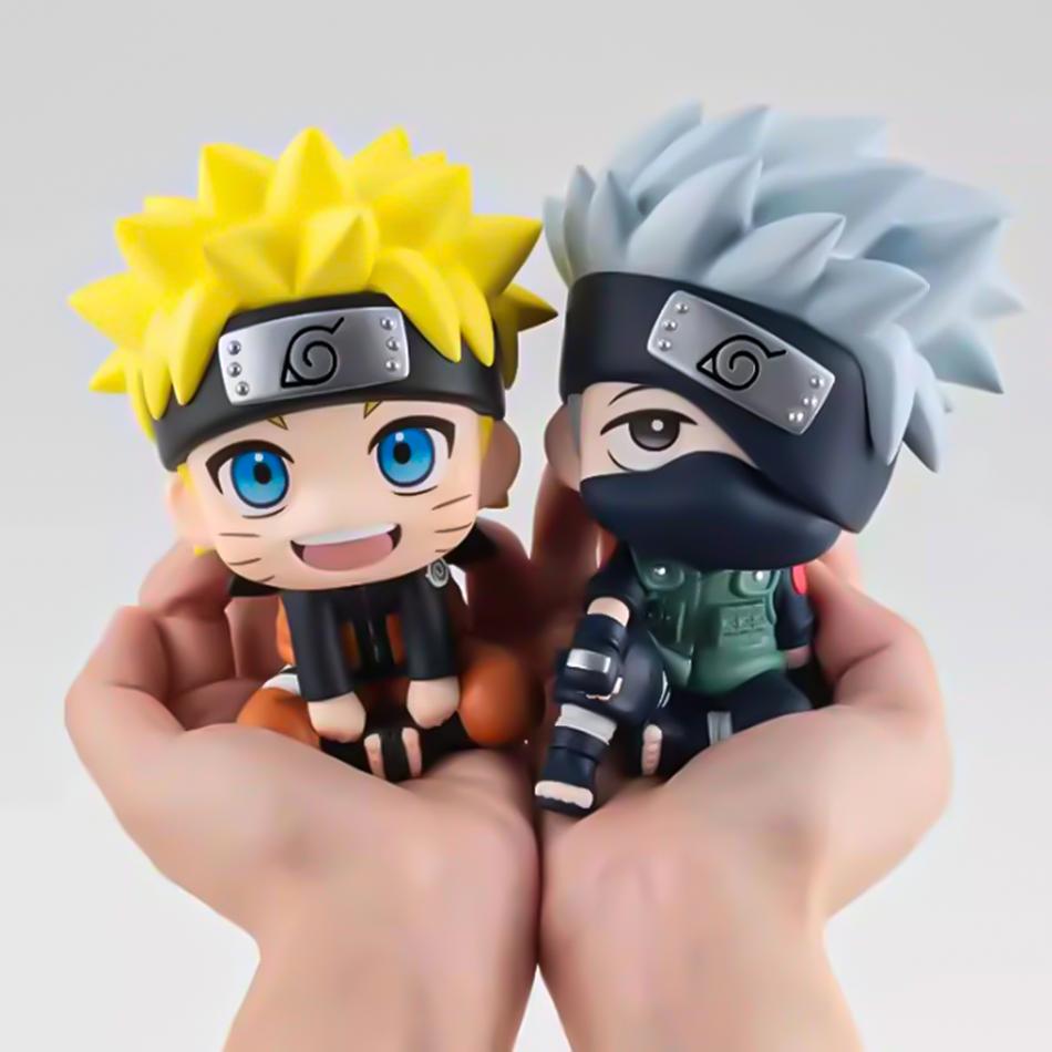9cm Naruto Anime Figür Naruto Kakashi Aksiyon Figürü Q Versiyonu Kawaii Sasuke Itachi Figür Araba Dekorasyonu Koleksiyon Model Oyuncak