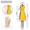 1/2 Handle Waist Slim Cabinet Foot Knife Woodworking Milling Cutter Engraving Machine Trimming Knife Floor Foot Line Lace Door Cabinet Top Line Knife