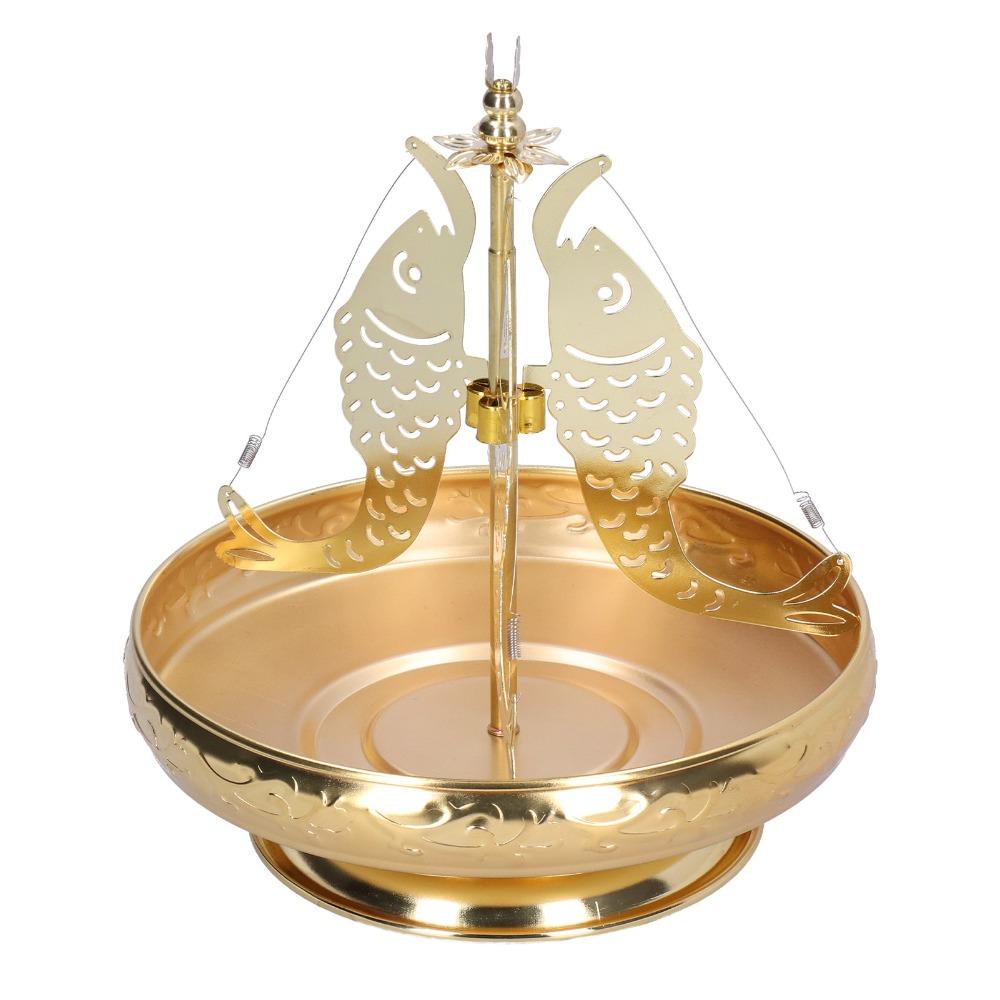 Golden Coil Incense Stand Stainless Steel Censer Support Easy Clean Incense Holder  Yoga Space