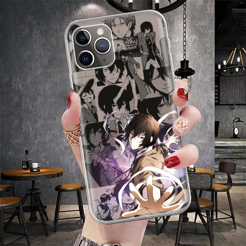 Bungo Stray Dogs Manga Soft Phone Case For IPhone 11 17 Air 16E 16 Pro Max 15 + 14 Plus 13 Mini 12 Apple 7 SE 8 Fundas Coque 11