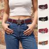 Subculture Star Belt Gothic Star Buckle Waistband Cool Y2K Belt Jeans Accessories