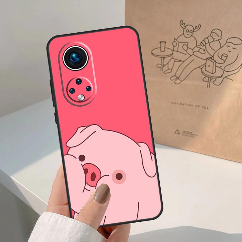 Cartoon Pig For Honor Magic 8 7 6 5 Pro Case For Honor X9d X9c X9b X9a X8c X8b Win 200 400 50 70 90 Lite