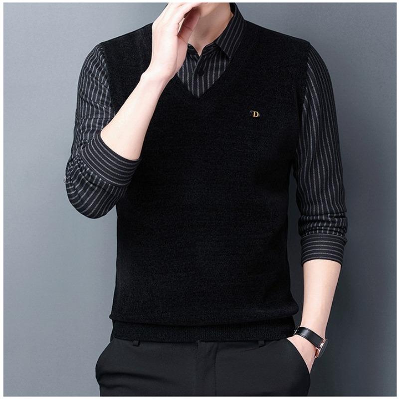 Весенне-осенний свитер из синели — фото 3