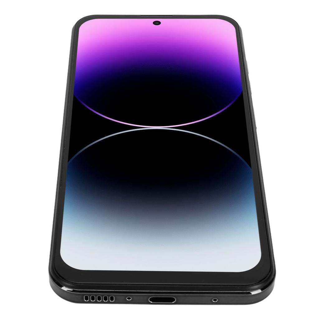 I14 PRO MAX 6.7in Face Unlocked Smartphone Perforated Screen 4G Network 2.4GHz 5GHz WiFi 8GB RAM 256GB ROM Dual SIM