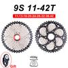 ZTTO MTB 9 Speed Set 1X9 Shifter Rear Derailleur 9V 50T Cassette K7 Sprocket Parts For m370 m430 m590 DEORE Single Crank System