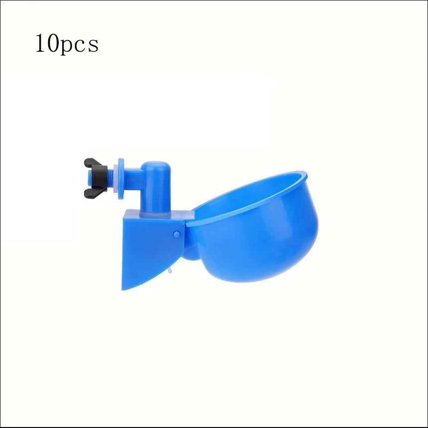 5Pcs Automatic Poultry Drinker Bowl Chicken Bird Water Cups Duck Drinking Machine Hanging Drinking Bowls Water Dispenser