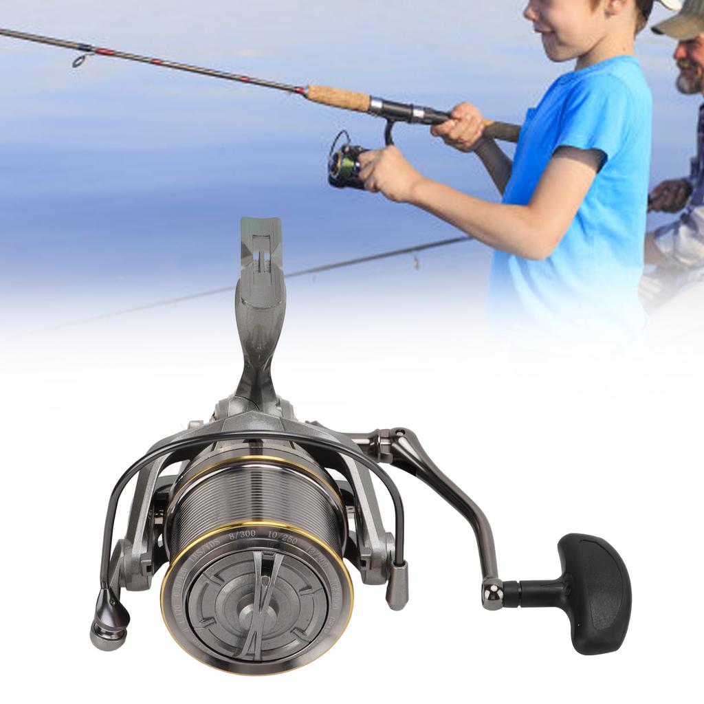 4.8:1 Spinning Fishing Reels Strong Braking Force All Metal Long Throw Fishing Line WheelNGK8000
