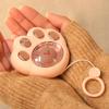 Rechargeable Cartoon Cat Paw Hand Warmer - Cute, Portable, and Explosion-Proof Winter Gift for Pets & Babies