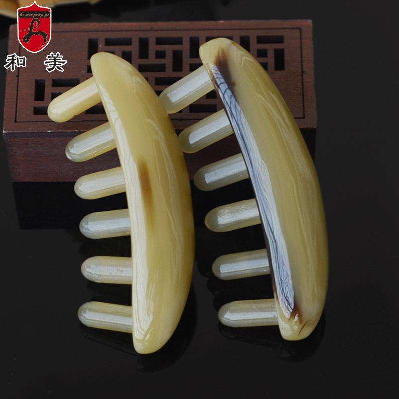 Croissant massage comb scalp massage hair treatment comb croissant head meridian comb massage small comb