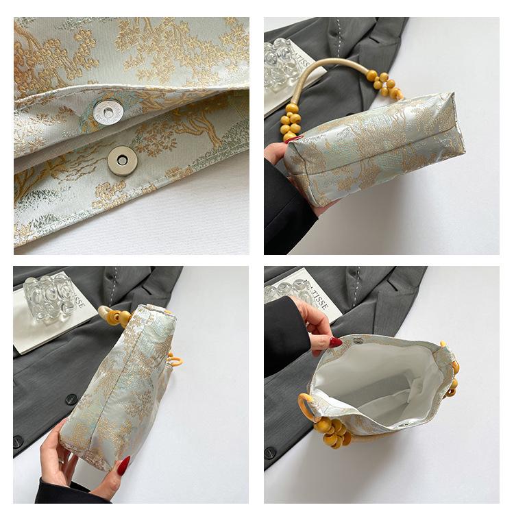 2025 Herbst Bestickte Damen Achsel-Tragetasche: Vielseitiger täglicher Schulter-Eimer-Stil