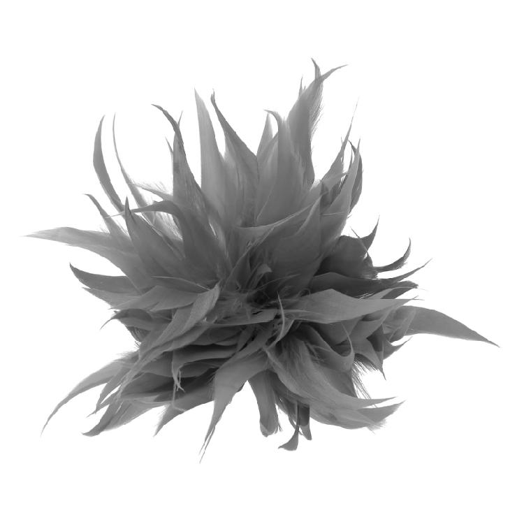 Spilla Fiore di Piuma per Celebrazione Banchetto Bomboniera Corsage Floreale & Spilla