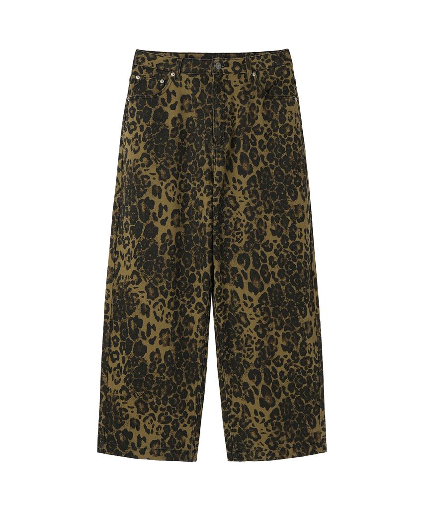 Opeunyadeu(Owai) Leopard Wide Volume Pants