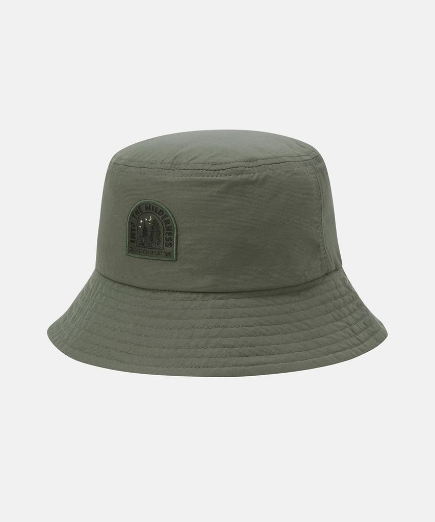 Koolongseupocheu Unisex Wappen Nylon Bucket Hat Qerfx26401Kha