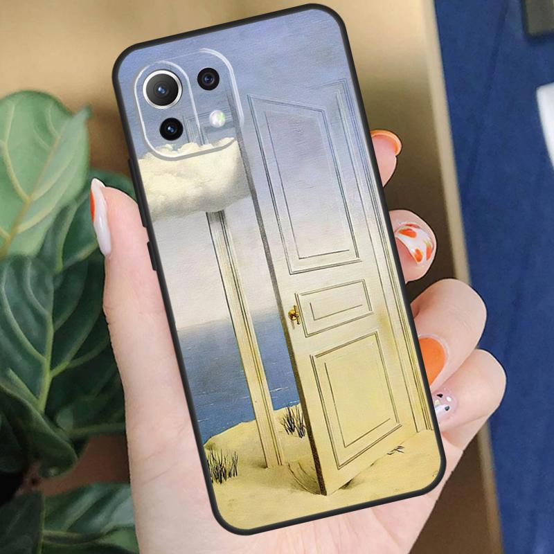 Rene Magritte Art Case For Xiaomi 15 14 Ultra 13T 14T 15T Pro 17 Pro Max POCO X7 X5 X6 F5 F6 F7 F8 Pro Coque