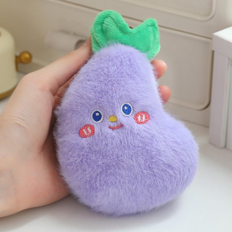 Adorable Porte-clés Peluche Fruit pour Sacs et Sacs à Dos de Filles