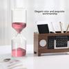 Zylinderform 30 Minuten Sanduhr Sandtimer Glas Heimschmuck GeburtstagsgeschenkPink