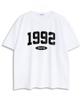 UNDEROFF Oversized Crew Neck 1992 Short Sleeve T-Shirt Black