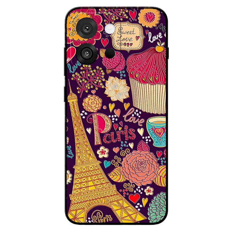 3D Emboss Cases For OnePlus 13T/ 13S Relief Emboss Soft Silicone Back Cover For CPH2723 Relief Funda OnePlus 13s Flower Capa 13T