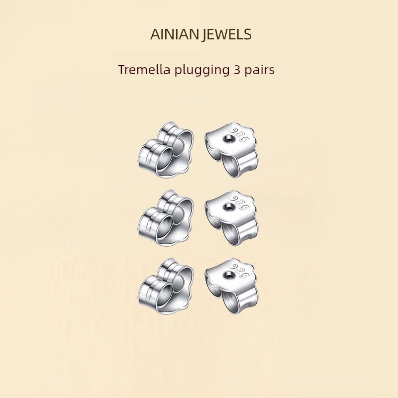 

Silver Stud Earrings Pure Silver Ear Bar Ear-Caring Auricular Needle Ear Bone Stud Female Male Earrings Anti-Blocking Ear Stick Needle Small Earrings Sterling silver [ear plug] 3 pairs