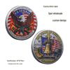 US Independence 250th Anniversary Liberty Bell & Bald Eagle 3D Medal Challenge Coin