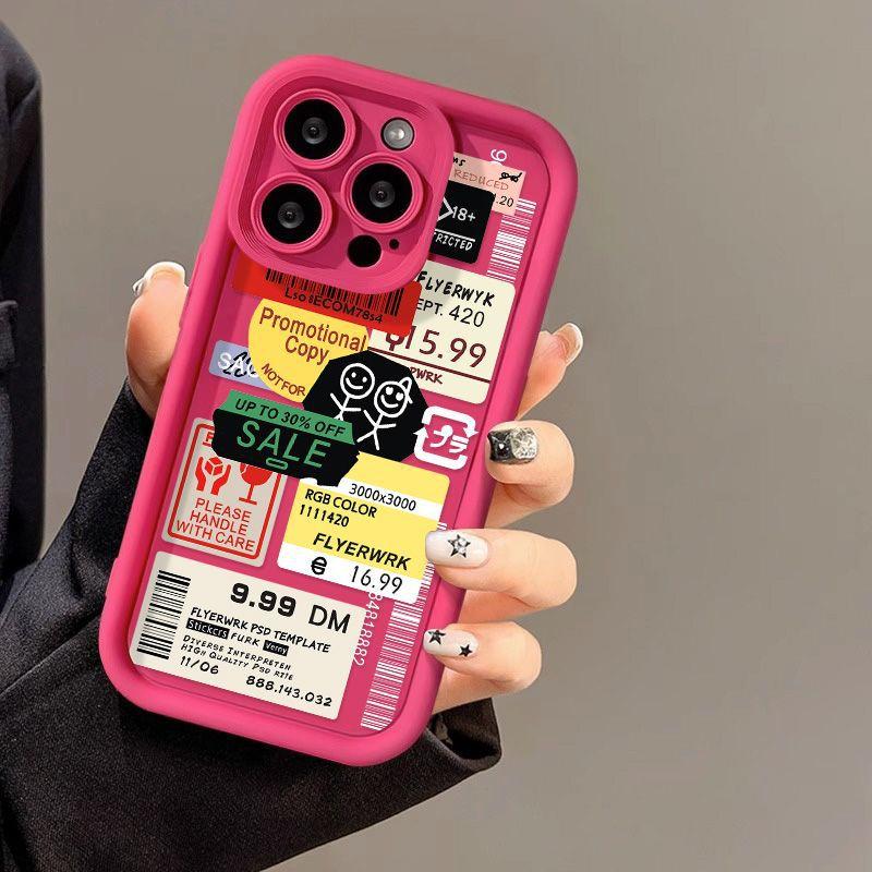 Simple Label Applies To iPhone16promax Matte Mobile Phone Case Apple 15 Simple 14/13 Anti-drop X Generation