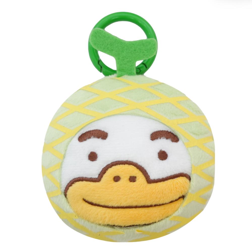 KAKAO FRIENDS Ryan Lion Fruit Plush Handheld Mirror & Bag Charm Keychain