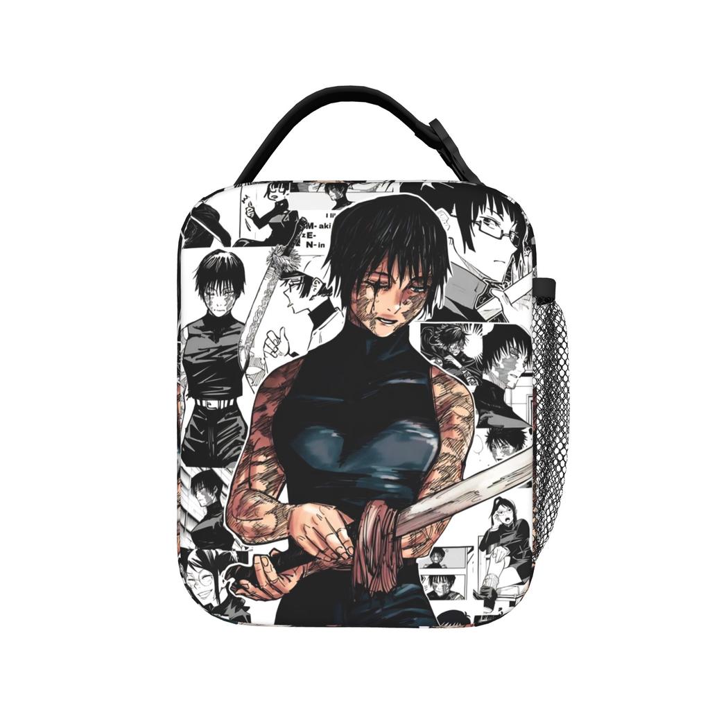 Yuji Itadori From Insulated Lunch Bag Leakproof Jujutsus Kaisens Anime Reusable Thermal Bag Tote Lunch Box College Travel