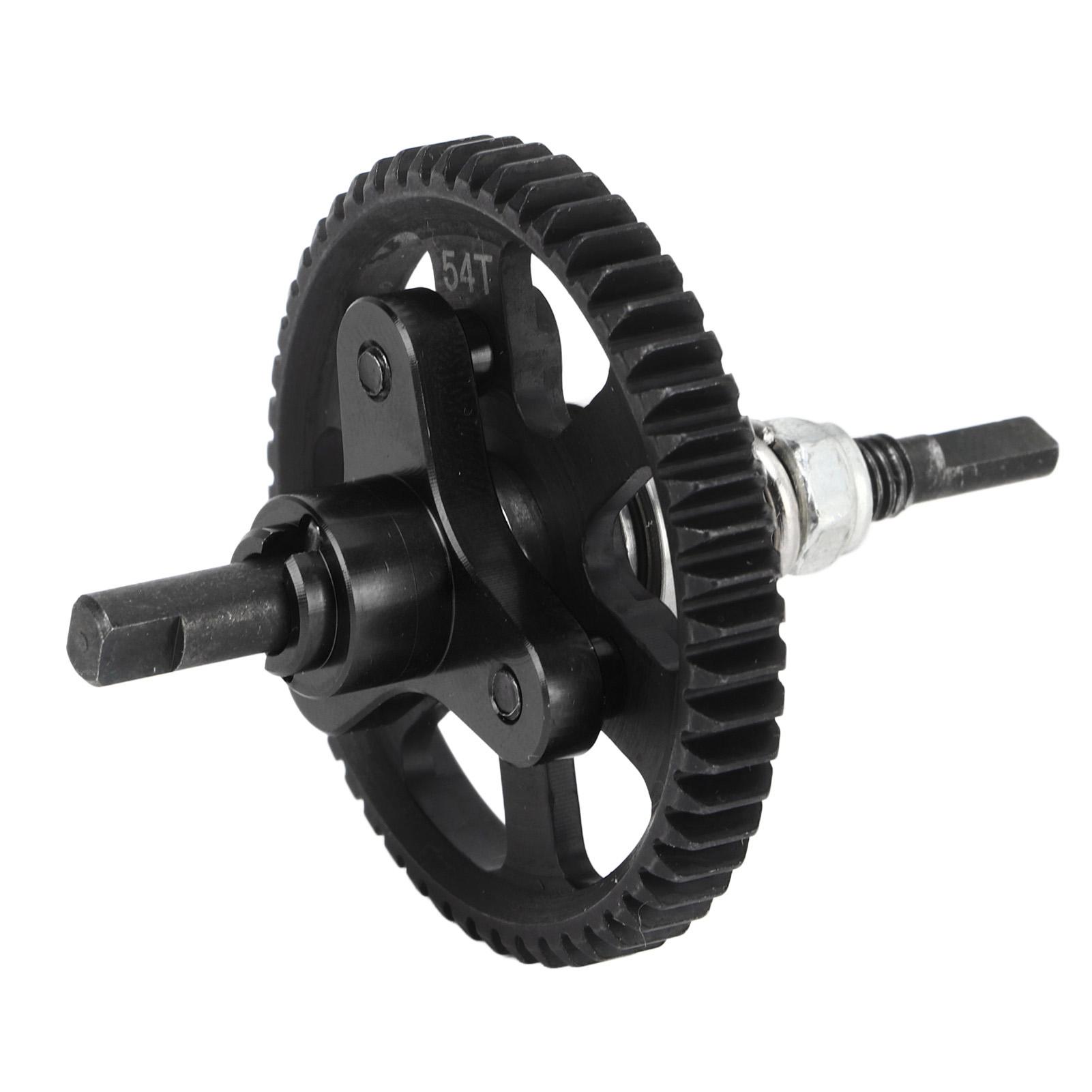 

Differential Slipper Clutch 54T Aluminum Steel Differential Gear Slipper Clutch for Traxxas Slash 4x4 1 10 RC Car Black чорний