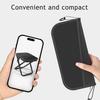 Portable Folding Stool Zipper Closure Ultralight Collapsible Stool Compact Design Camping Travel Fishing Hiking Chair