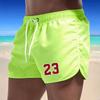 Summer Fitness Pants for Men Comfortable Breathable Solid Color Running Casual Sports Training Shorts