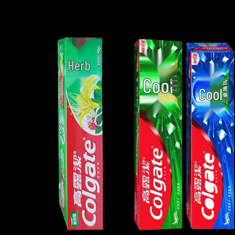 Colgate Herbal Toothpaste & Icy Fresh Mint Green Tea Duo Pack