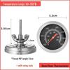 Stainless Steel Short Needle Thermometer for Oven and Barbecue