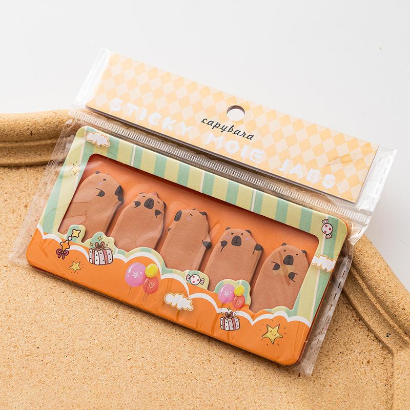150Sheets Cute Cartoon Animals Special-Shaped Sticky Notes Creative Kawaii Mini N Times Sticky Notes School Supplies Gifts
