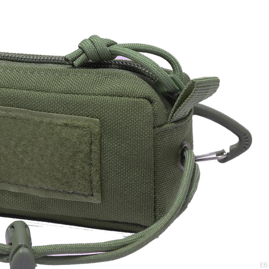 Compact Waist Zipper Closure Multi Functional 1000D Nylon Accessories Gear Utility Gadget Pouch Key