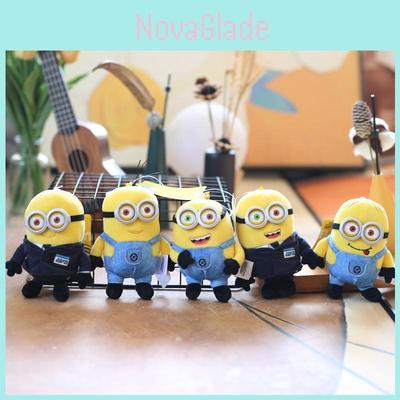 Authentic Despicable Me Minions Plush Keychain Soft Short Plush Toy Gift 12 Cm