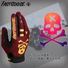 FASTGOOSE Motorcycle Gloves, Smartphone Compatible, Bicycle Gloves, Spring, Summer, Autumn, Breathable, Sweat Absorbent, Durable,
