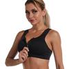 Reggiseno Sportivo con Zip Taglie Forti - Senza Ferretto Antishock Gilet per Yoga e Corsa