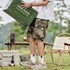 Excess Stock Camouflage American Retro Work Shorts for Men, Summer 2024 New Trendy Ins Style, Large Size Five-Point Shorts