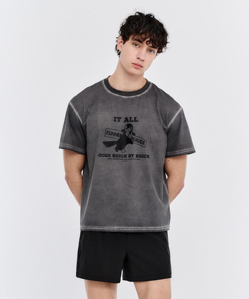 Peullaeniteu Quick Dry B.B.B T-Shirt Charcoal