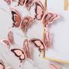24pcs 3D Butterfly Wall Stickers Wallpaper Home Living Room Decoration Aesthetic Self Adhesive Butterfly Wall DIY Decals