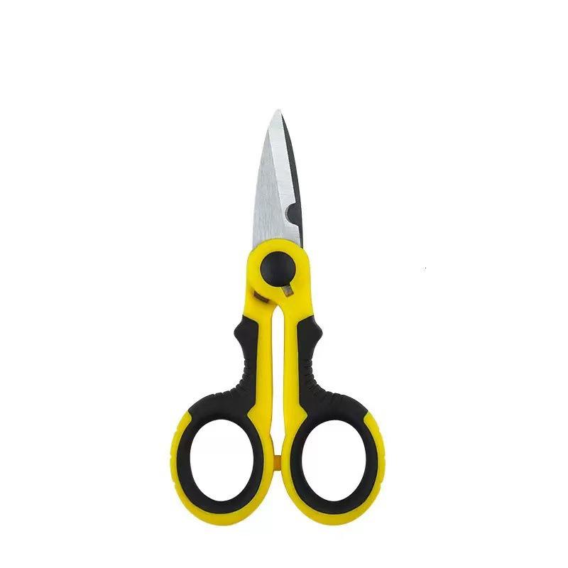 Stainless Steel Sawtooth Fishing Scissors for Line, Lure, and Lead Sheets
