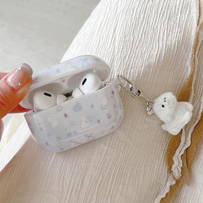 Cute Rabbit Star Bow Airpods3 Earphone Case Protector Cover for Apple Airpods 2nd Pro 2 3 4 Wireless Bluetooth Charging Box